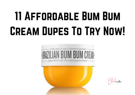 cream dupes for bums